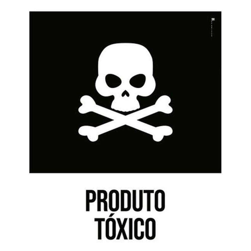 Kit 5 Placas Desenho - Produto Tóxico