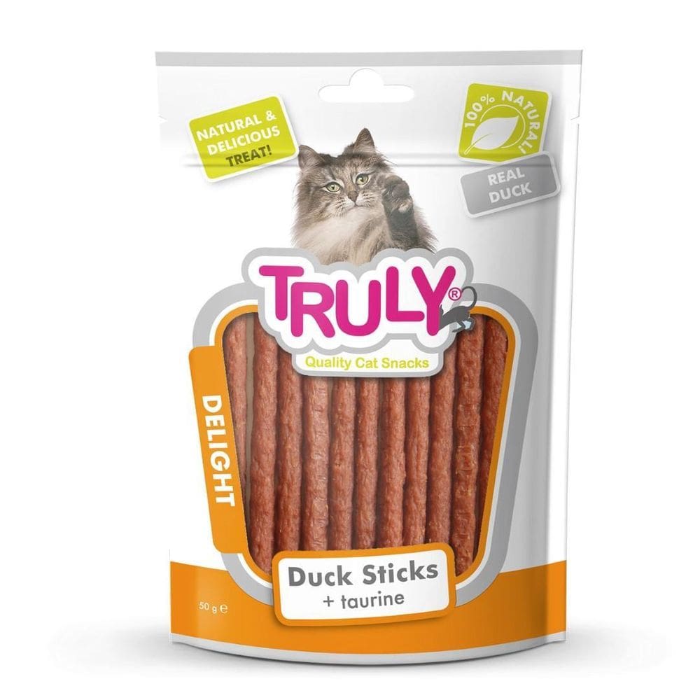 Truly Delight Palitos De Pato Petisco Para Gatos - 50G