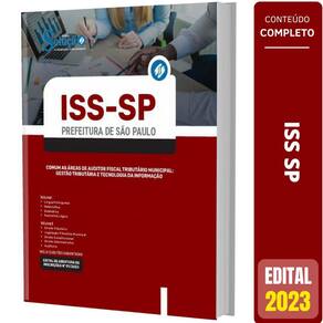 Apostila Iss Sp - Comum Auditor Fiscal Tributário Municipal