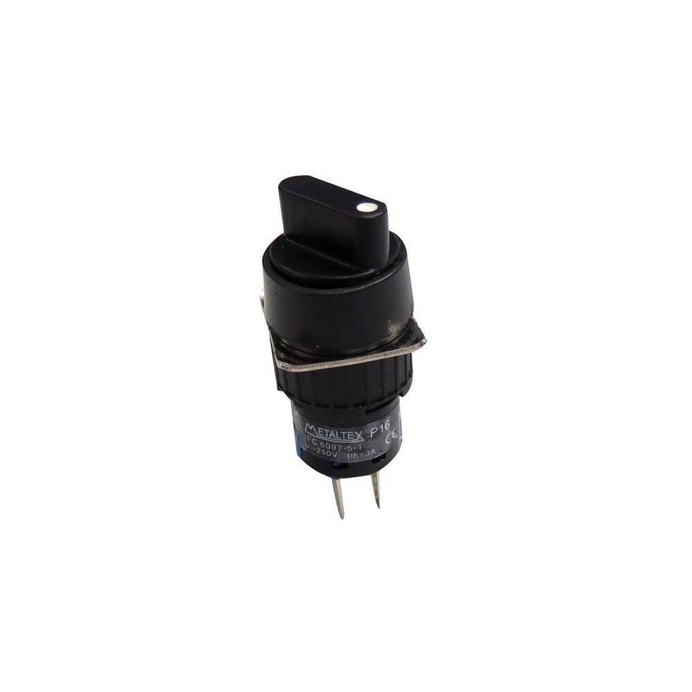 Chave Seletora 16Mm 2 Posições 1 Rev P16L2R - Metaltex