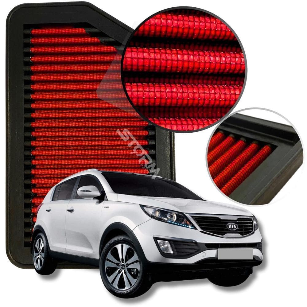 Filtro Ar Esportivo RS Filter Kia Sportage 2.0 16v