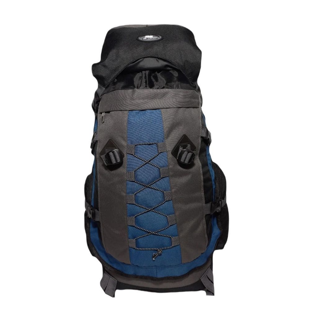 Mochila Camping Cargueira Trekking 60 Litros Azul