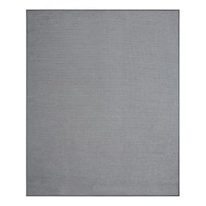 Tapete Sala Viena Liso 300X350 Cm Cinza Grafite Alto Relevo