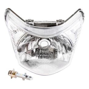 Farol Bloco Optico Moto Honda Biz 2011 A 2017 + Lampada Led