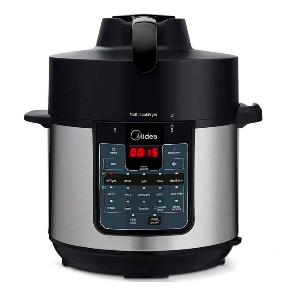 Airfryer E Panela De Pressão 6L Multi Cookfryer Midea 127V