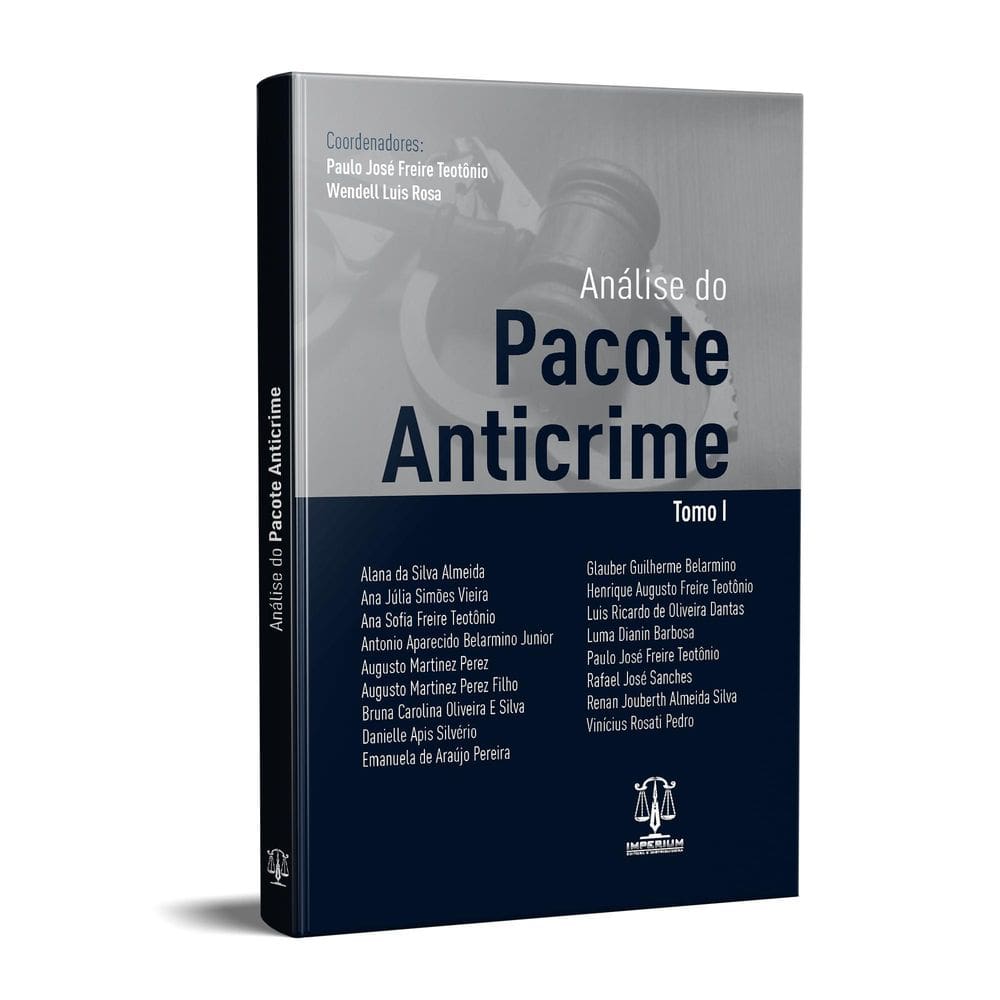 Livro Análise Do Pacote Anticrime - Tomo I