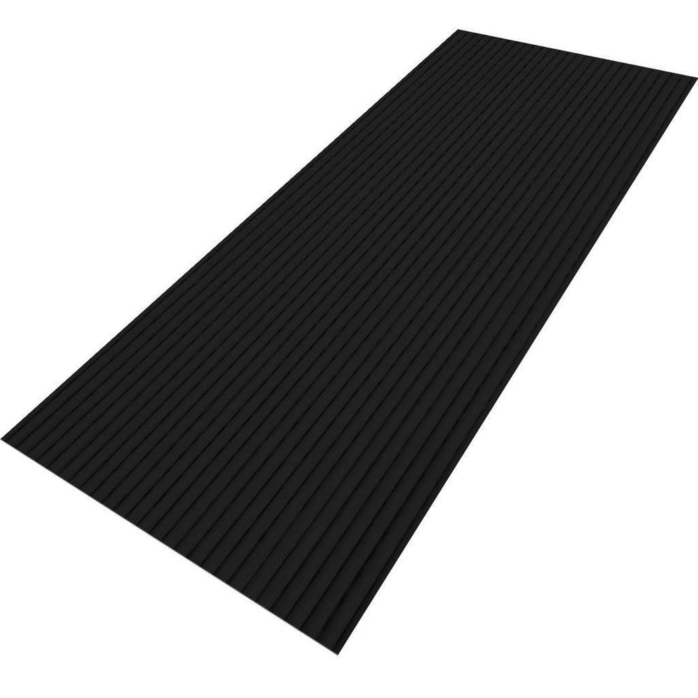 Passadeira Emborrachado 1,00M X 45Cm Antiderrapante Preto