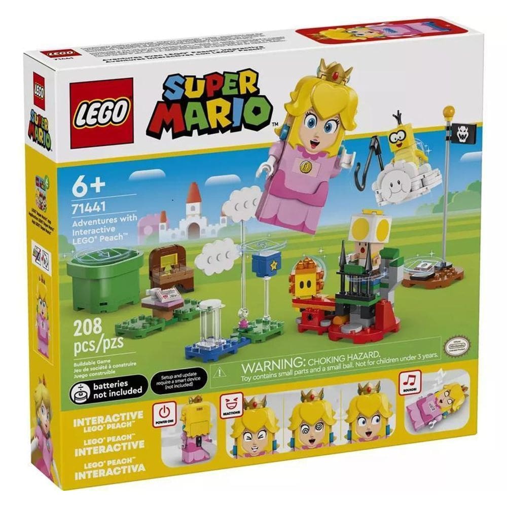 Lego Super Mario 71441 - Aventuras Com Lego Peach Interativo