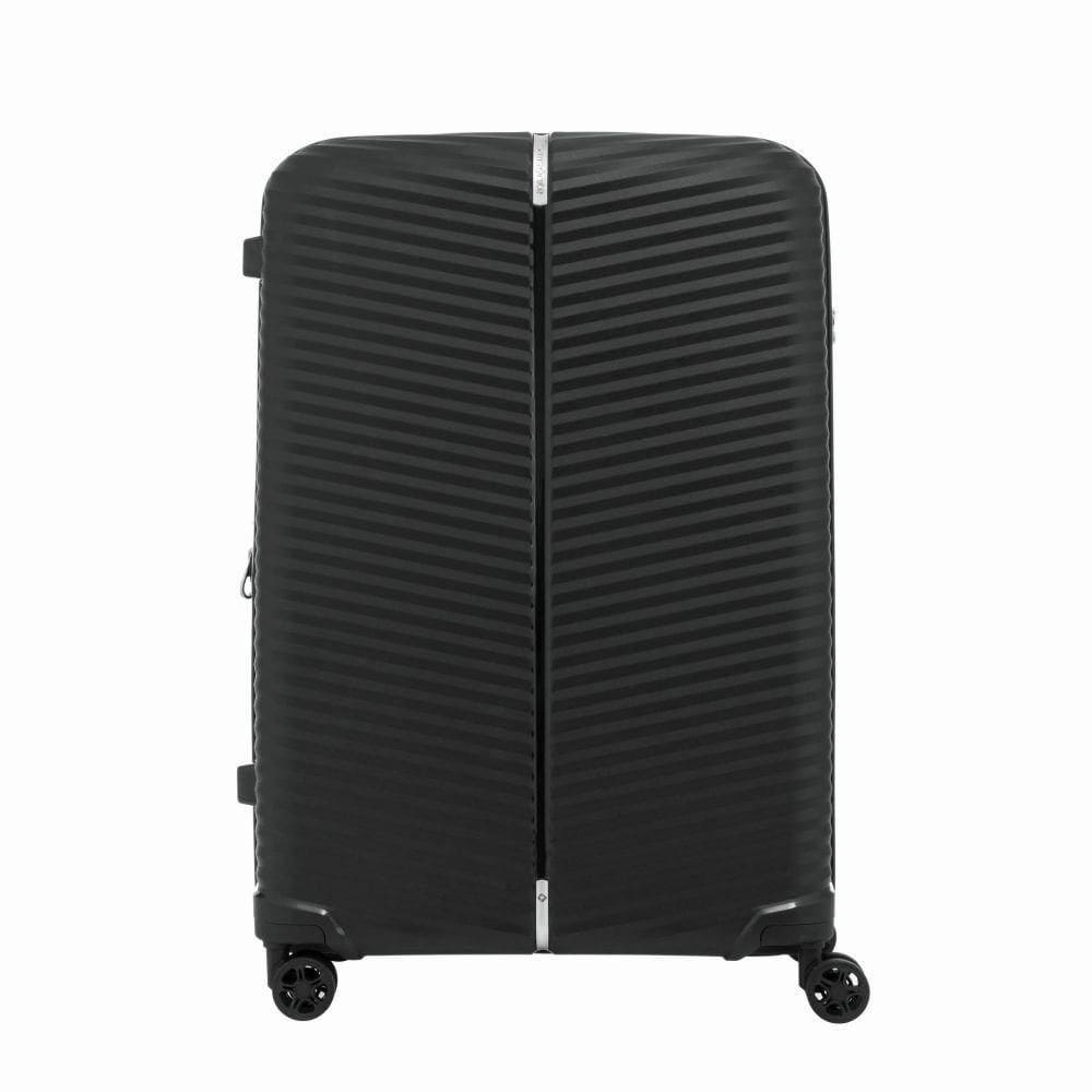Mala De Viagem Media Expansível Em Polipropileno Samsonite Varro Cadeado Tsa Preta M