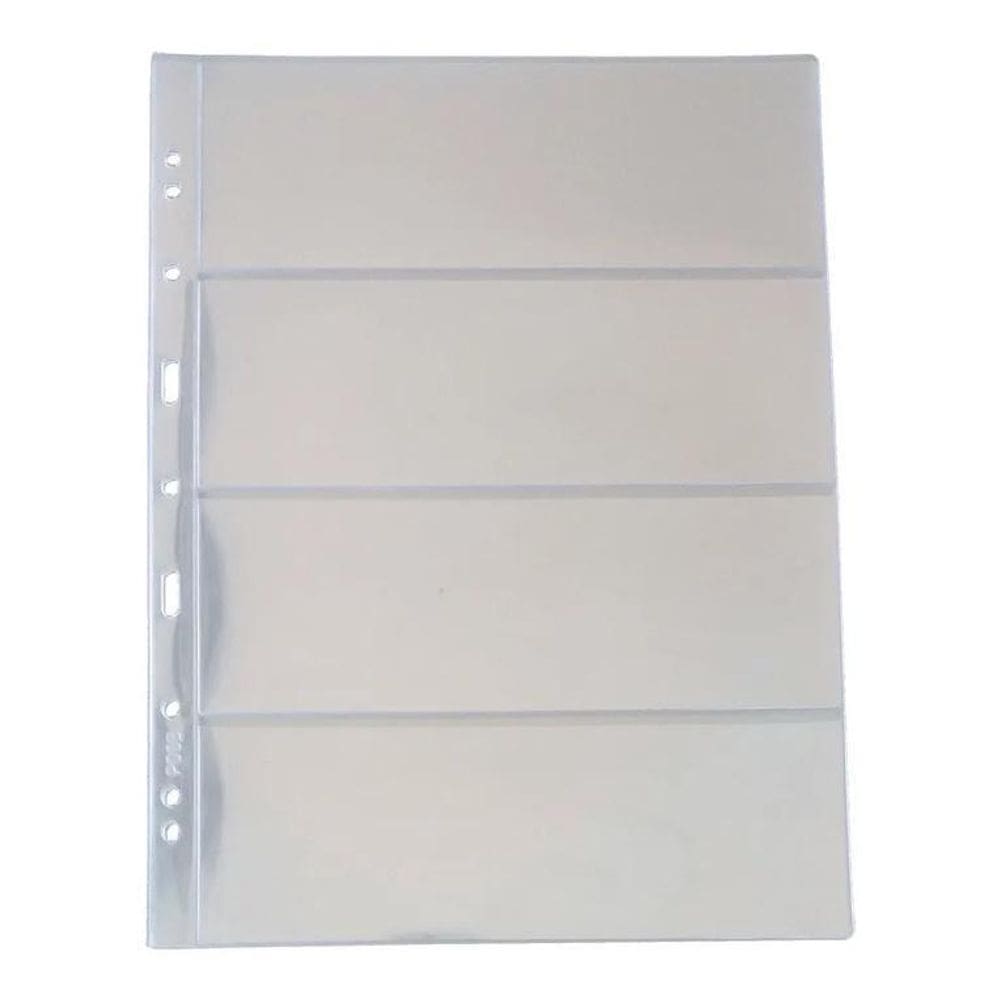Kit Com 10 Folhas 4 Cédulas 32X24Cm 3Bzn Acetato