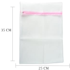 Saco Protetor Para Lavar Roupas Delicadas P - 25 Cm X 35 Cm