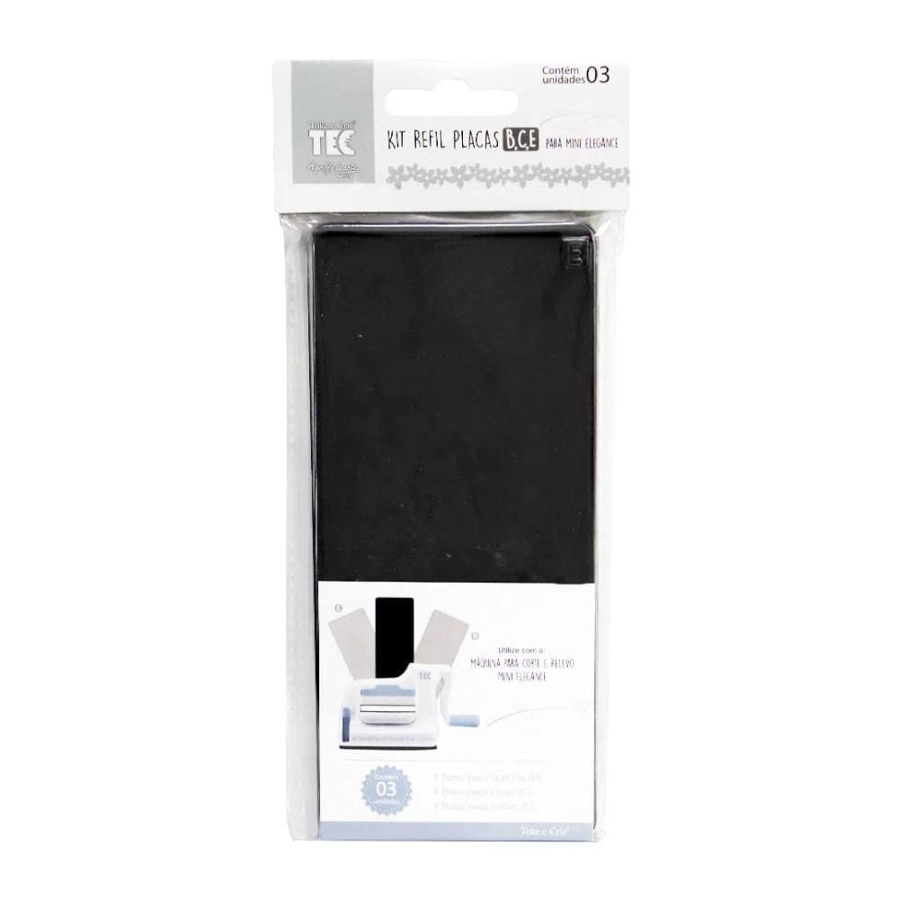Kit Refil Placas Toke E Crie Para Mini Elegance C/3 Unidades