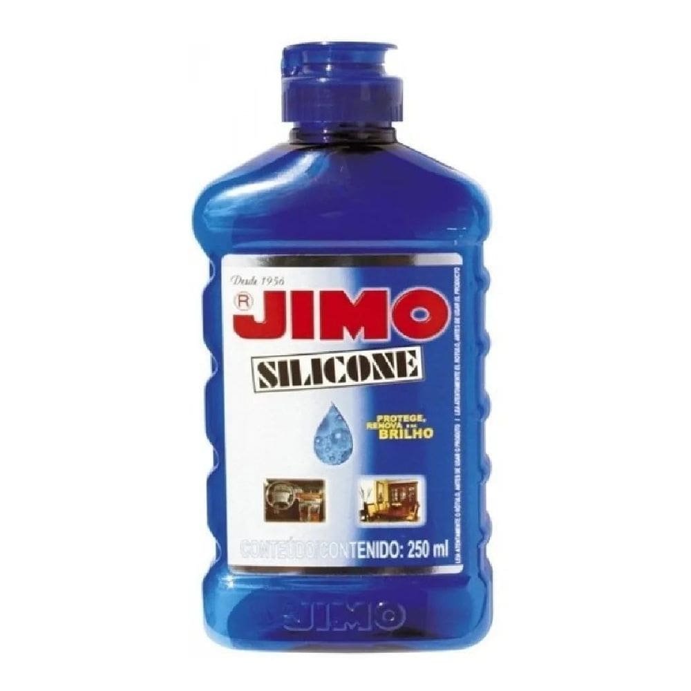 Kit 3 Jimo Silicone Liquido 250Ml Automotivo Limpa Protege