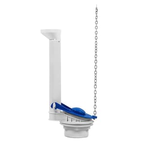 Saída de Água Universal Simples com Acionamento Lateral e Frontal Branco e Azul