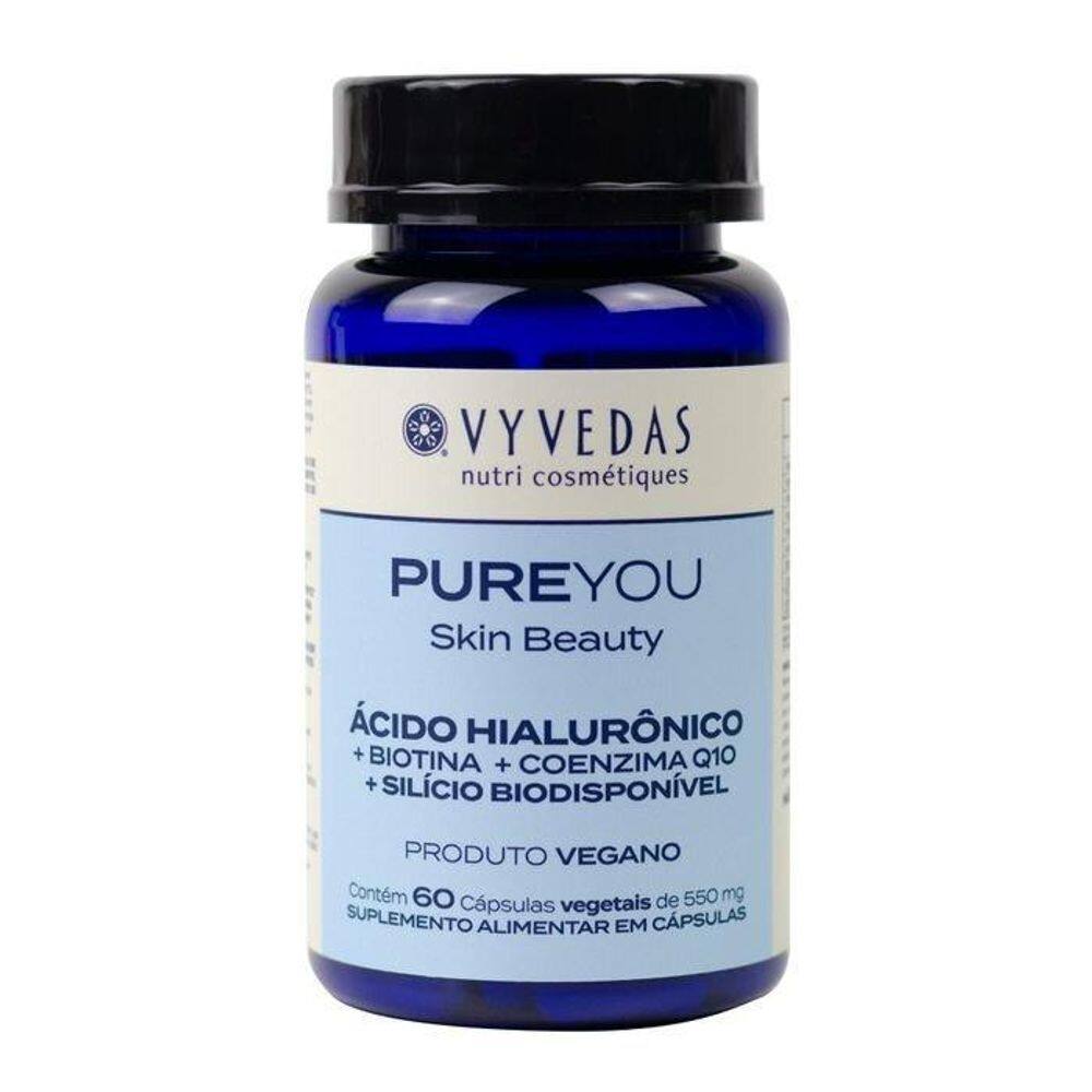 Pureyou Nutracêutico Vegano Antirrugas 60 Cápsulas Vyvedas