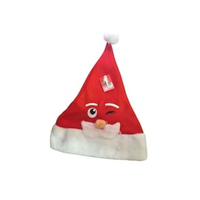 Kit Gorros De Natal Para Casal Gorro Com Carinha E Trança
