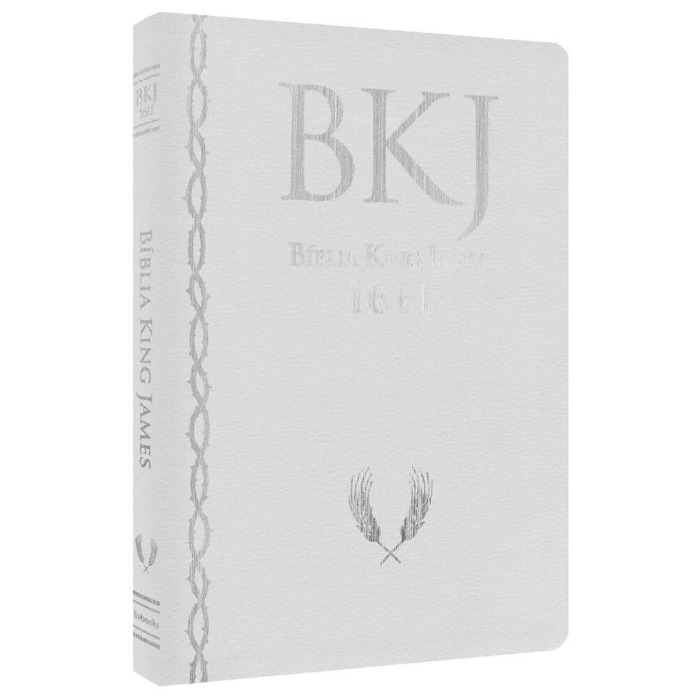 Bíblia King James BKJ 1611 Ultra Fina Ampliada Branca