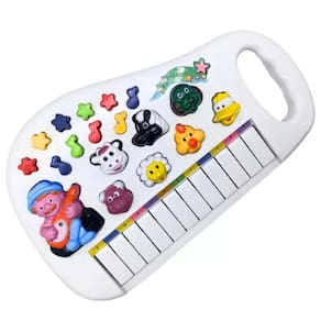 Teclado Piano Musical Infantil com Luz Baby Fazendinha Iaiao Criança Aprendizado
