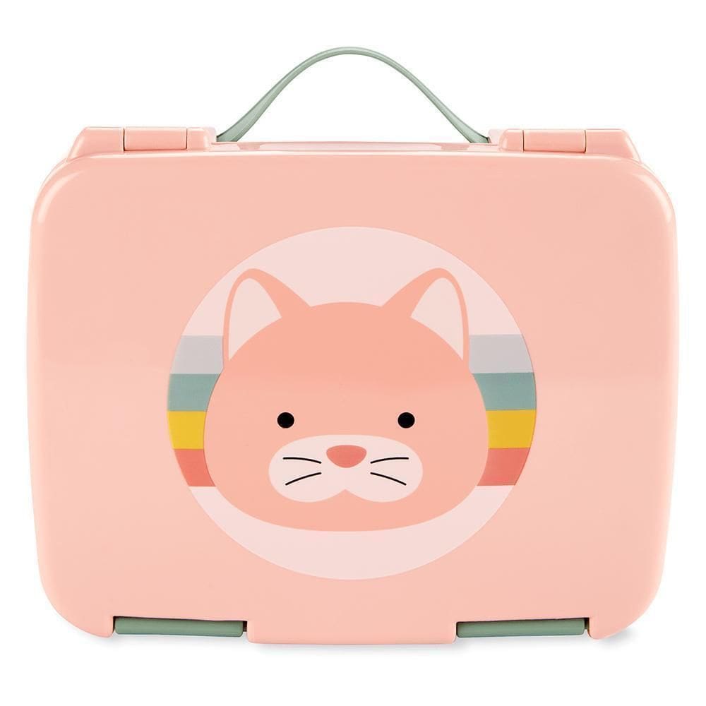 Kit De Alimentação Skip Hop Bento Box Zoo Gatinha Rosa