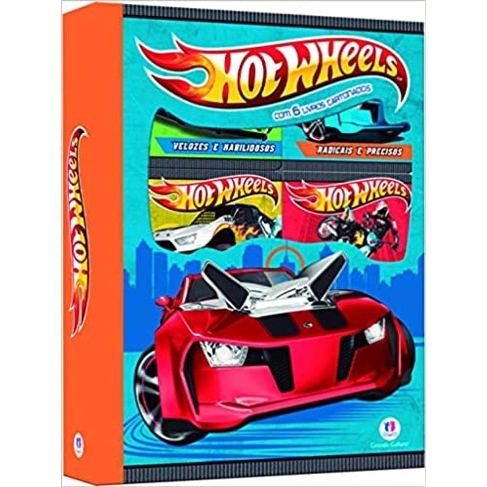 Box com Janela Hot Wheels - 6 Volumes
