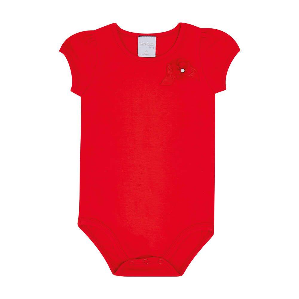 Body Bebê Menina - Vermelho - 48601-65
