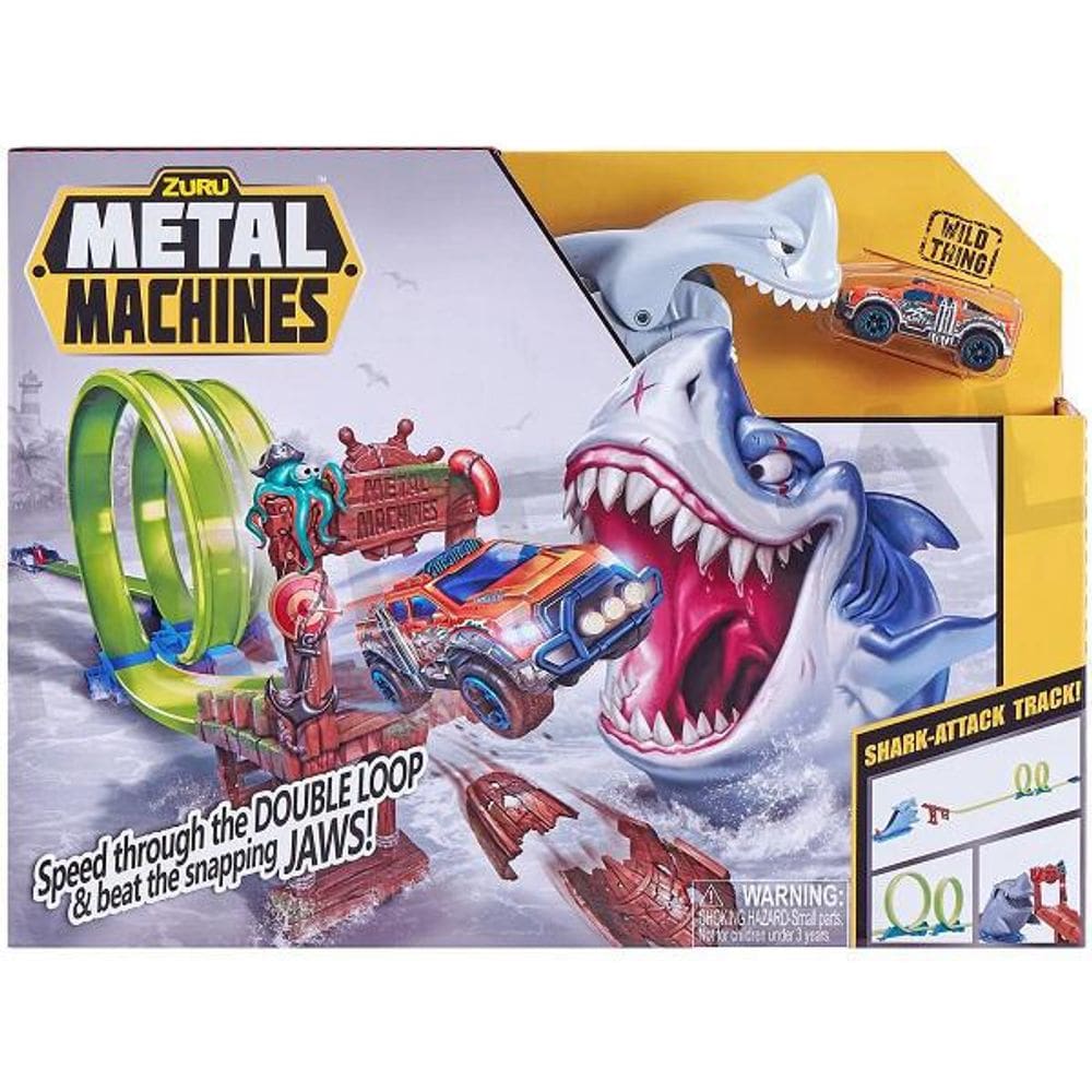 Pista de Brinquedo Metal Machines Shark Attack - Candide