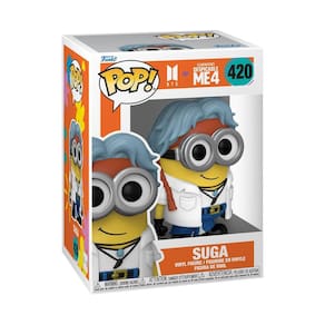 Boneco de vinil Funko Pop! Rocks Minions x BTS SUGA 10,3 cm