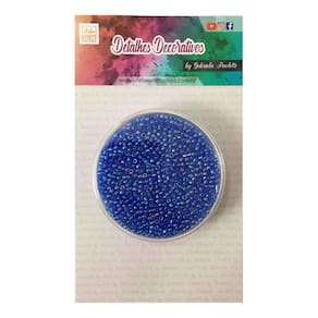 Kit Shaker Box Miçangas Azul Escuro Gabi Paoletti 10 G