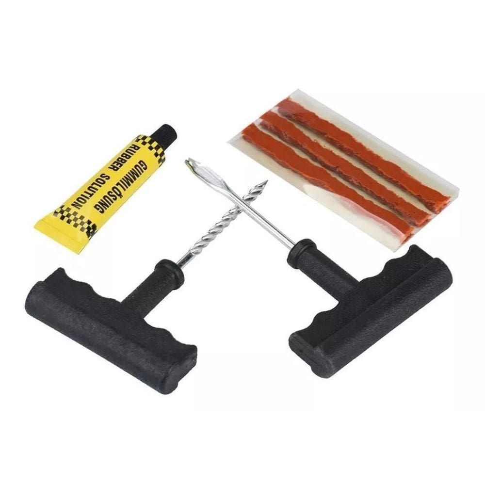 Kit De Borracheiro Reparo Pneus Sem Câmara Todos Os Tipos