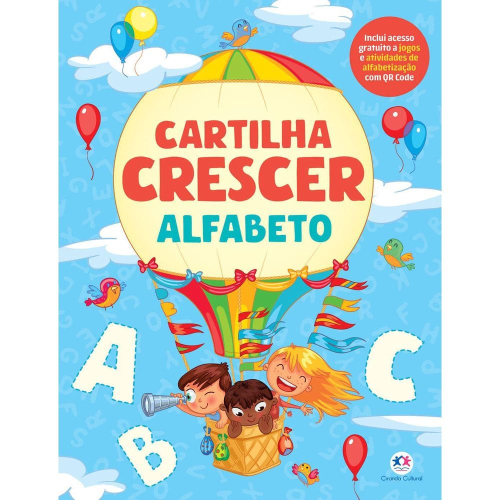 Livro Cartilha Crescer - Alfabeto