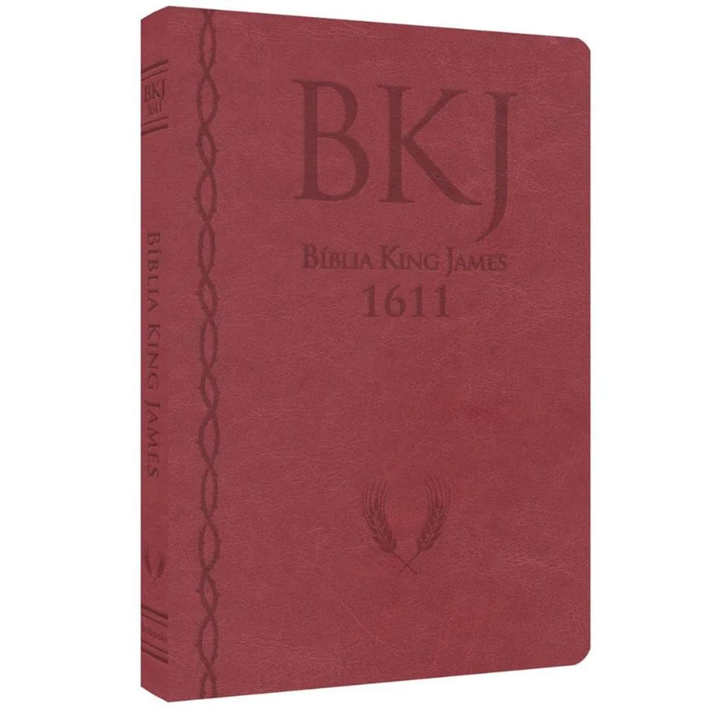 Bíblia King James BKJ 1611 Ultra Fina Ampliada Vermelha