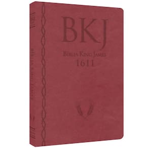 Bíblia King James BKJ 1611 Ultra Fina Ampliada Vermelha