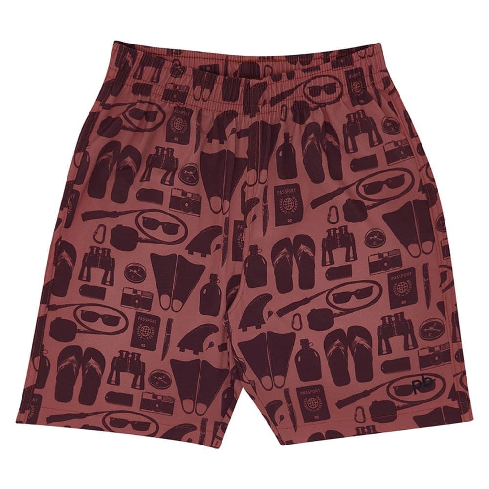 Shorts -  Sublimado Marrom  - 48864-1261