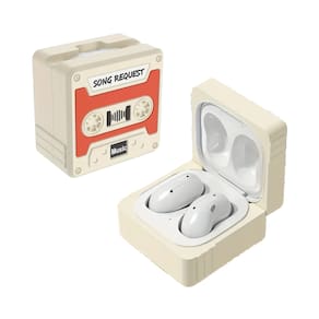 NERDCASE, Case, Capa, Capinha Protetora Fita Cassete, Compatível Galaxy Buds 2 FE