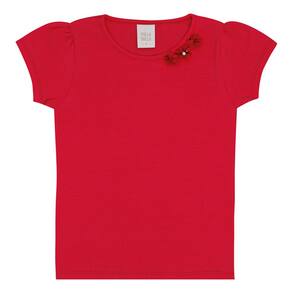 Blusa Infantil Menina - Vermelho - 50706-65