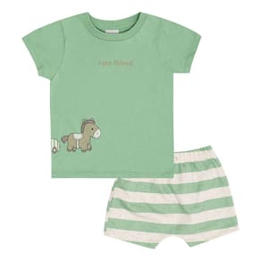 Conjunto Bebê Menino - Pistache - 50567-1262