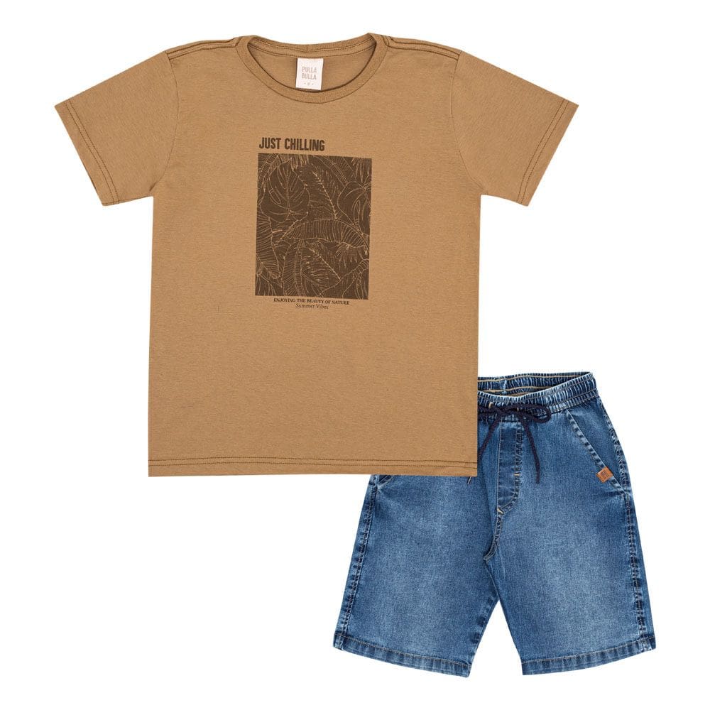 Conjunto Infantil Menino - Caramelo - 50782-922