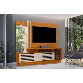 Home Theater Frizz Plus para TV de até 60 polegadas - Cinamomo / Off White - Madetec