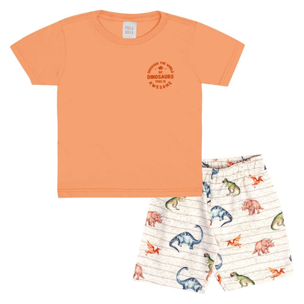 Conjunto Primeiros Passos Menino - Laranja - 50672-12
