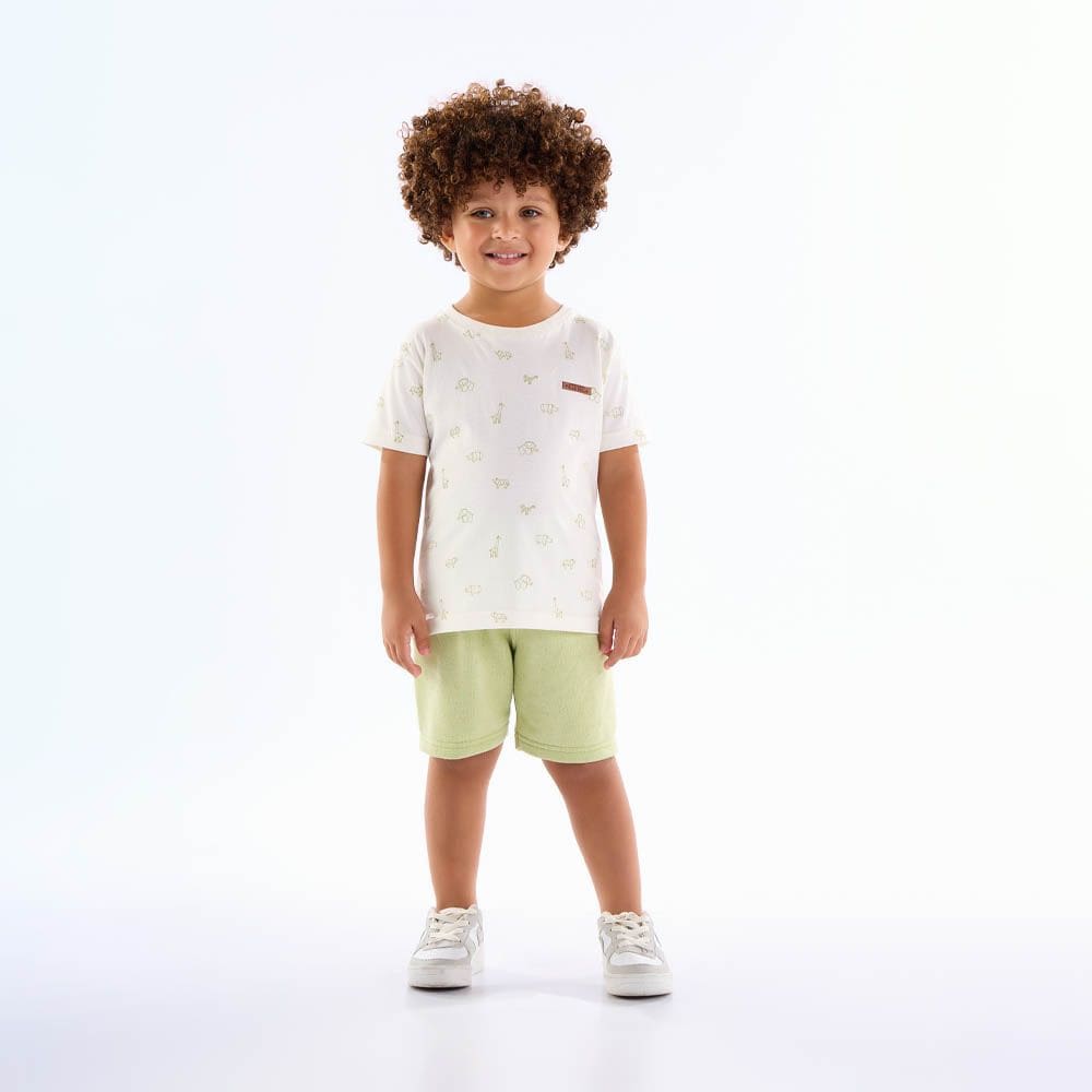Conjunto Primeiros Passos  Menino - Off White - 50675-1271