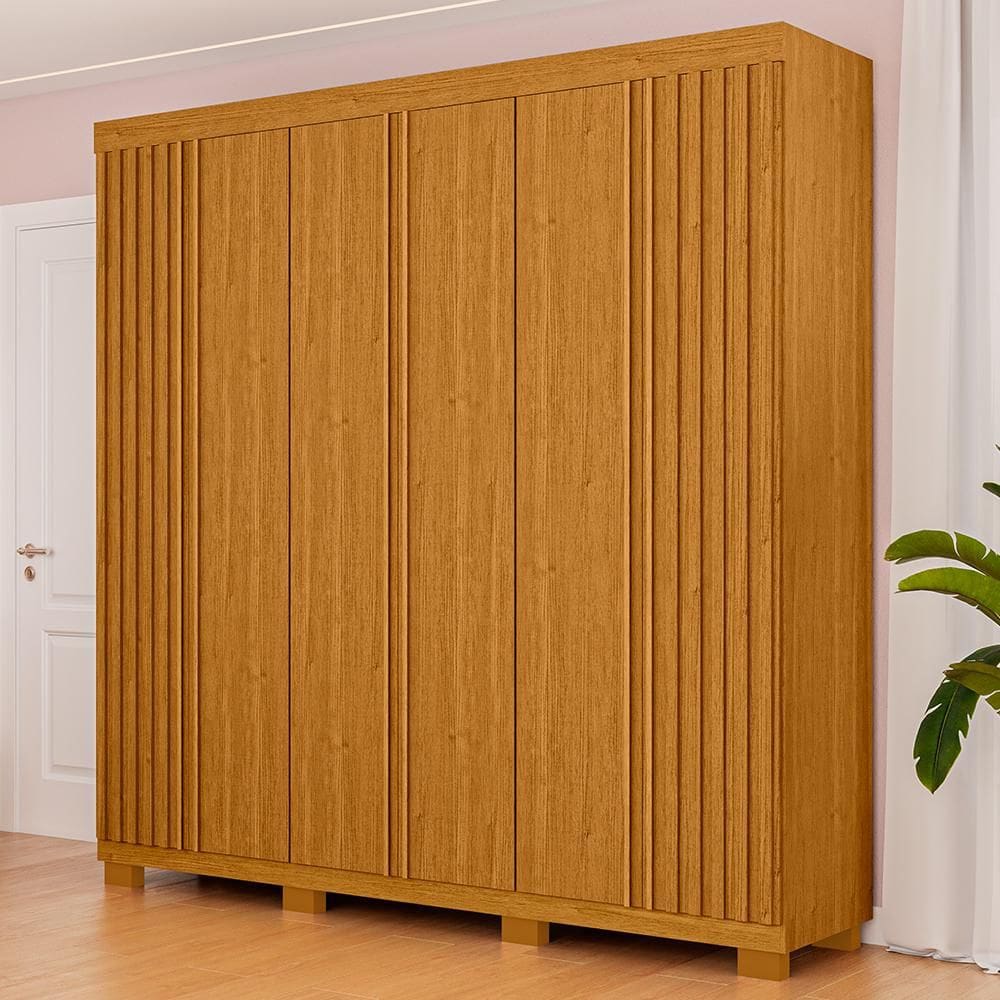 Guarda-Roupa Casal Suíça 6 Portas Linhamobília