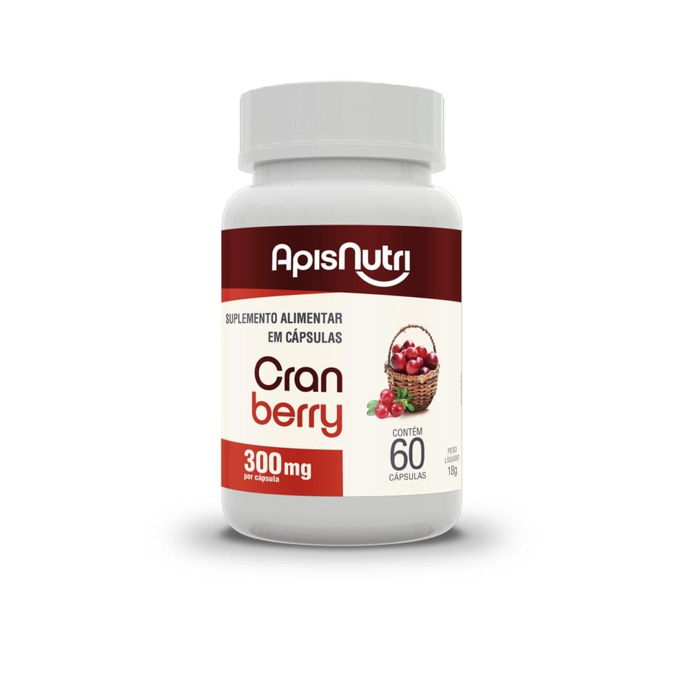 Cranberry 500mg - Apisnutri | Rico em Proantocianidina