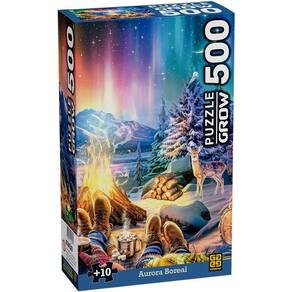Quebra-Cabeça Aurora Boreal 500 Peças - Grow 04569