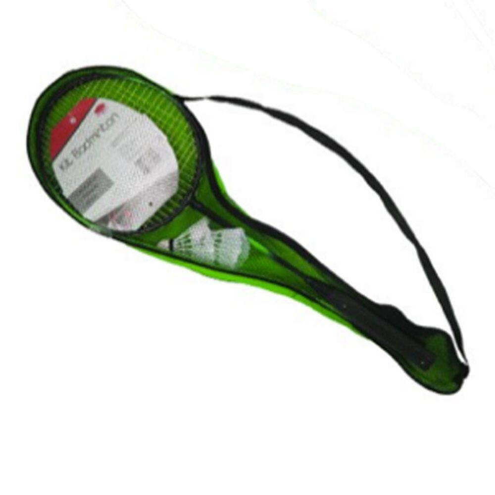 Kit Raquete de Badminton com 2 Raquetes e 2 Petecas
