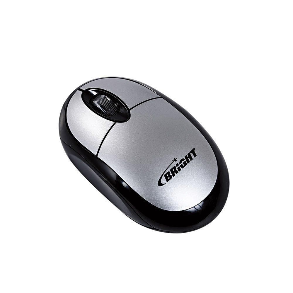Mouse Óptico Usb 800 Dpi Prata Espanha 0107 Bright 01Un