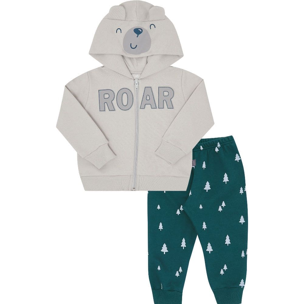 Conjunto -  Cinza  - 49564-354