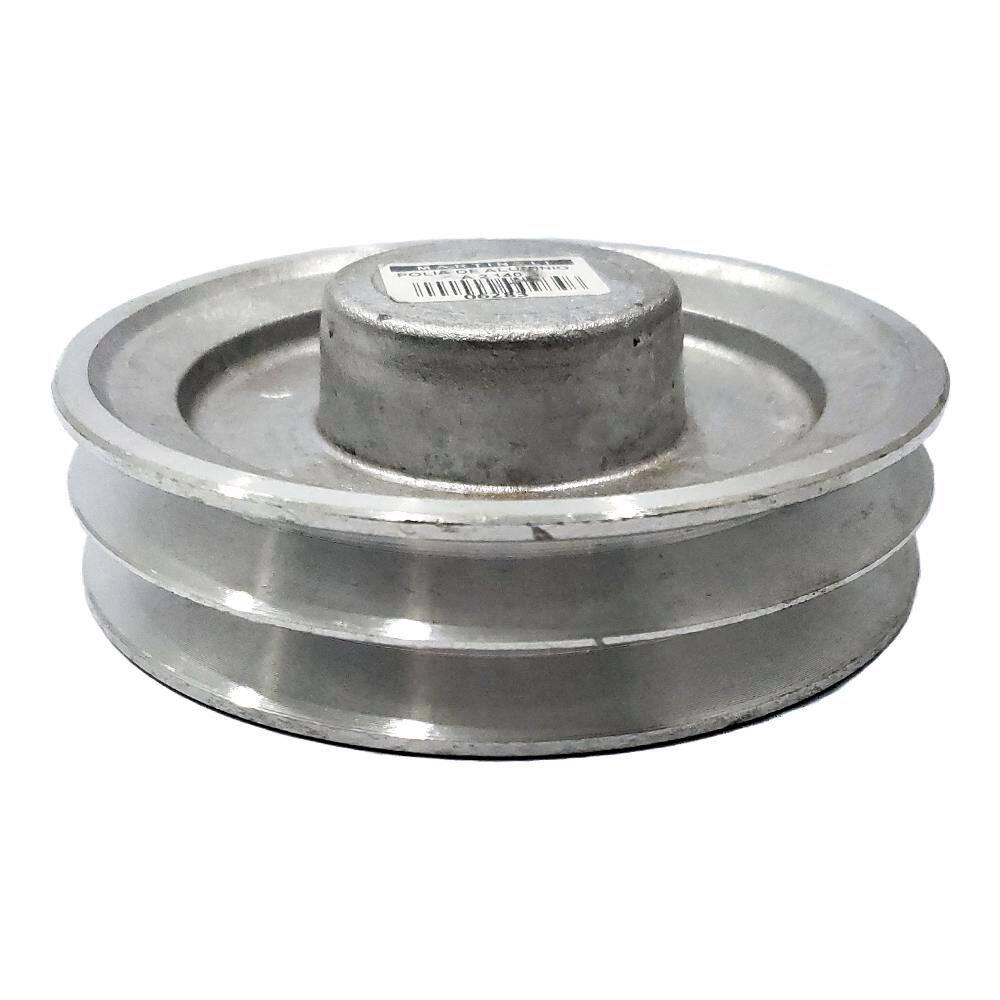 Polia de Alimínio para Transmissão em V 2 Canais Tipo A 140mm - Alucal PAL140A2