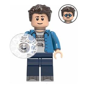 Boneco Blocos De Montar Peter Parker Óculos Escuros Aranha