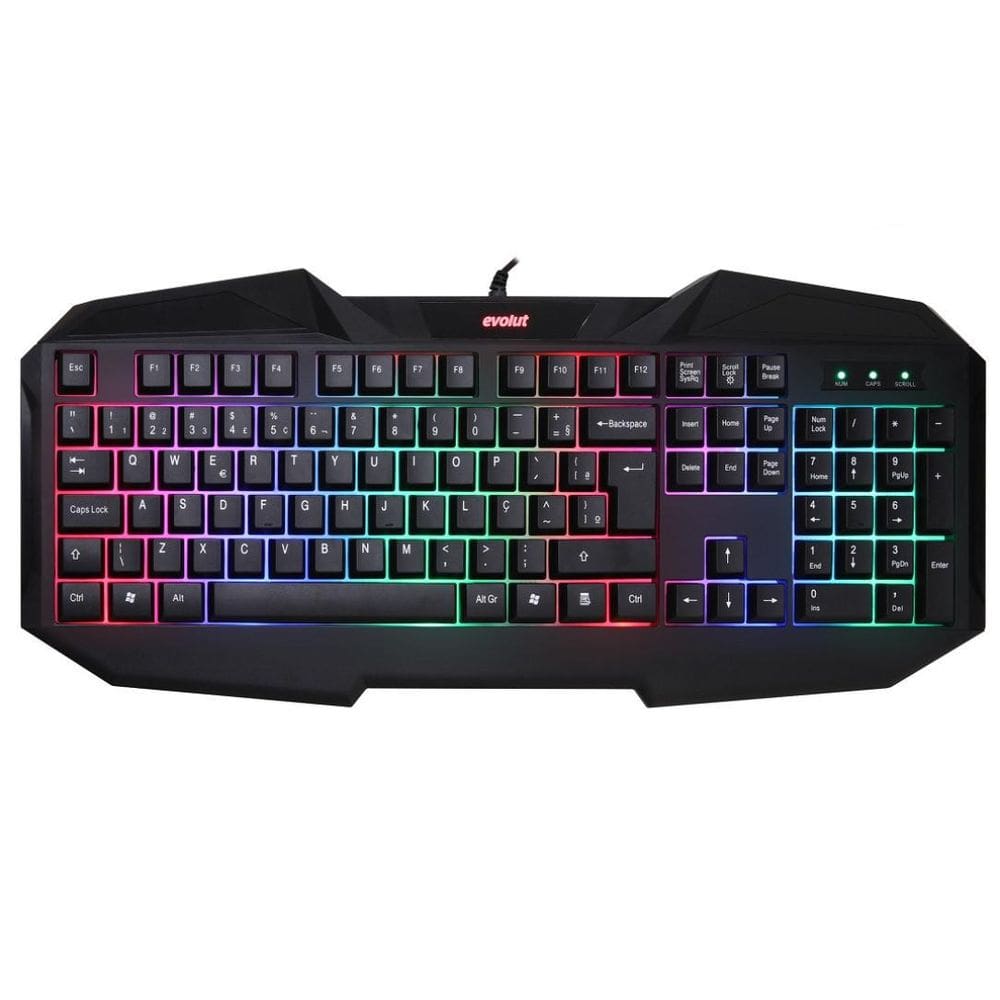 Kit Gamer Completo Mouse Teclado Headset - Rainbow LED
