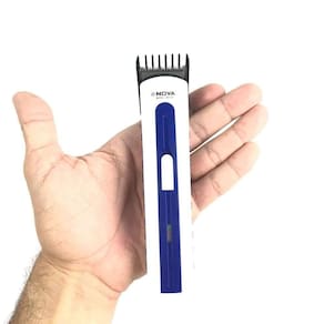 Máquina de Aparar Cabelo e Barba Recarregável Azul NHC-3915